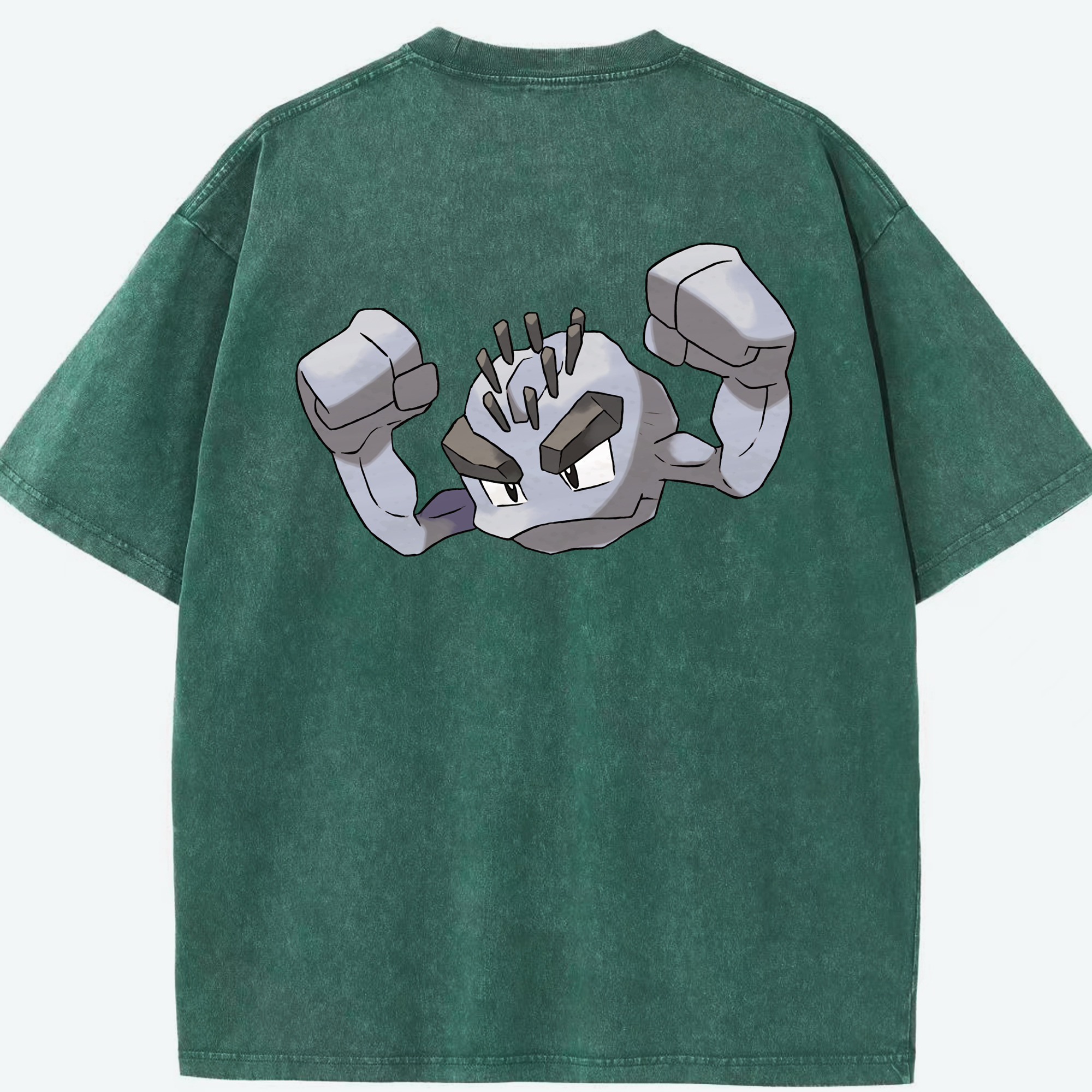 （画像用） ポケットモンスター Pokémon 綿100% ヴィンテージ風 半袖Tシャツ（背面プリント）